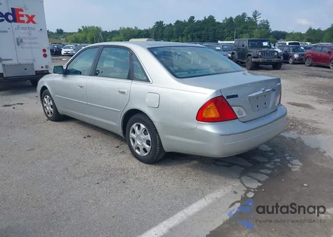 2001 Toyota Avalon Xl z USA, uszkodzony, nr VIN 4T1BF28B01U162595